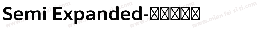 Semi Expanded字体转换